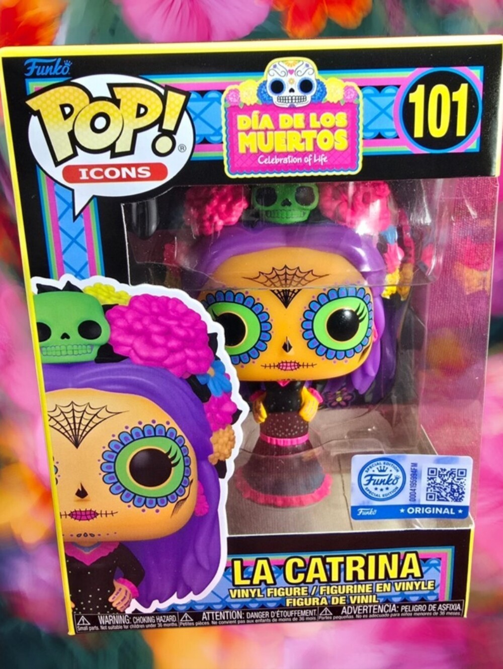 Funko Pop! Icons: La Catrina Exclusive # 101 (Nib) With Pop Protector